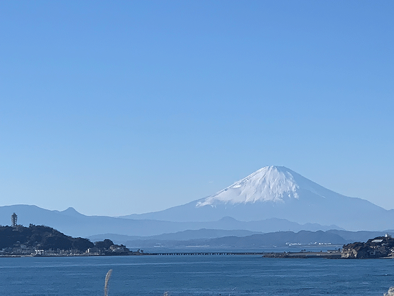 20211221明日が冬至の日の富士山