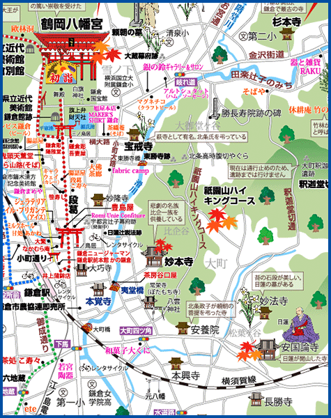 鎌倉 地図 観光 Krob