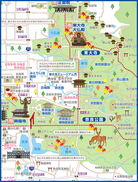 奈良県 春日大社 東大寺 あるく あるけるマップ ニュース 観光あるき地図